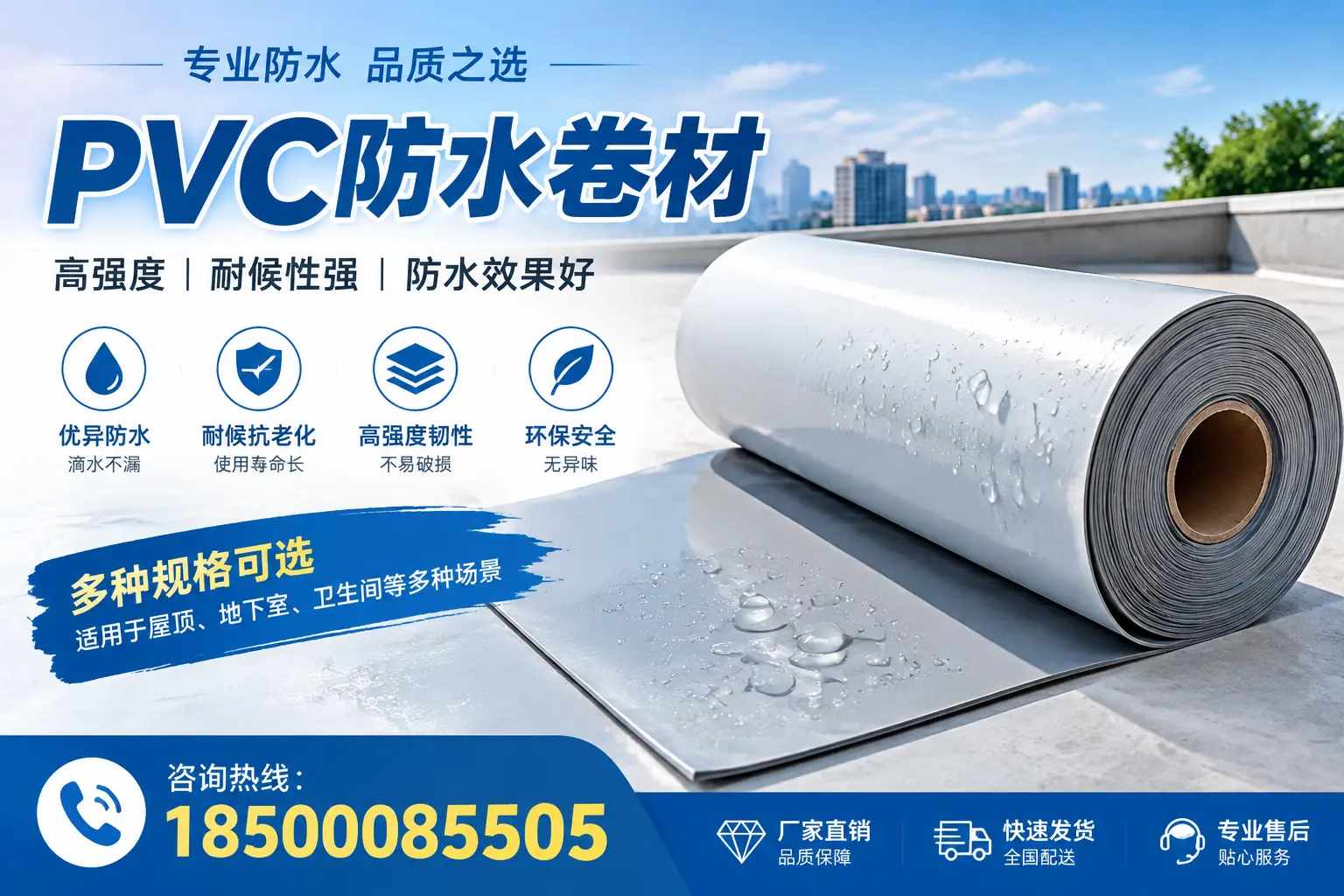 选用PVC防水卷材时需要避开的常见误区，特别是在怒江